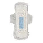 Sanitary Napkins Manufacturer - PE Mesh Custom Breathable High Quality Blue Chipped Pad for Women