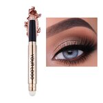 Eyeshadow Stick Manufacturer - New Design Cream to Powder Shimmer Glitter Pencil Vegan Long Lasting Eyeshadow Pencil