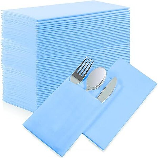 Airlaid Paper Napkin Manufacturer - Natural Disposable Linen Feel Dinner Towels 1 Ply Printed Table Wedding Napkin