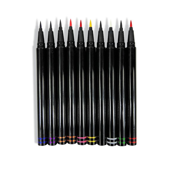 Liquid Eyeliner Manufacturer - Vegan Private Label Multi-color Waterproof Quick-dry Gel Custom Logo Colored Eyeliner