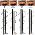 Microblading Eyebrow Pen Manufacturer - 4 Fork Tip Tattoo Pencil Long Lasting 2 in 1 Fine Sketch Waterproof Four Tip Brow Pencil