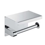 Toilet Paper Holder Manufacturer - Drop Shipping Black SUS 304 Stainless Steel Hanging with Shelf