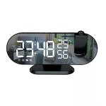 Alarm Clock Manufacturer - LED Digital Projection Table Electronic with FM Radio Time Projector Bedside