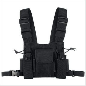 Radio Chest Harness Manufacturer - Two Way Chest Front Pack Pouch Holster Vest Rig for Baofeng Walkie Talkie