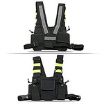 Radio Holster Bag Manufacturer - Bright Green WALKIE TALKIE Shoulder Chest for UV5R 888S UV82 UV9R