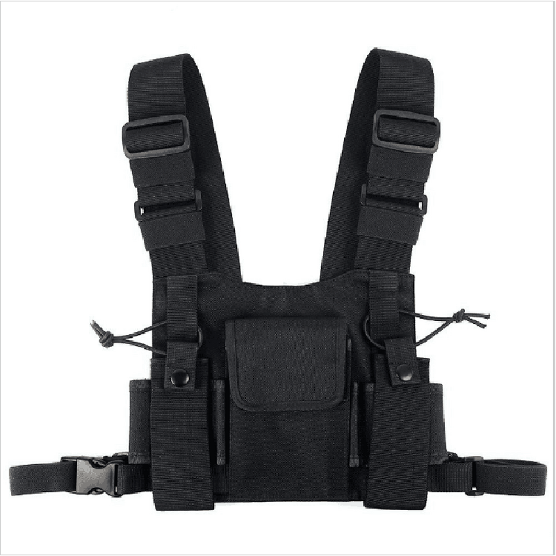 Radio Holder Case Manufacturer - Walkie Talkie Chest Pocket Pack Backpack Cover Bag for Baofeng/Yaesu/Icom Ham Radio