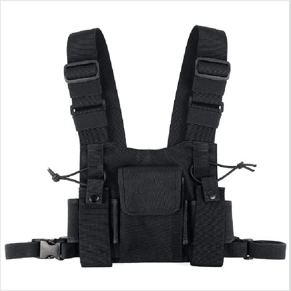 Radio Carry Case Manufacturer - Nylon Multi Function Chest Bag/Backpack for Walkie Talkie