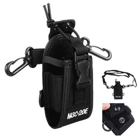 Walkie Talkie Case Manufacturer - MSC-20E Nylon Portable for Baofeng UV-5R UV-82 888S or Other Two Way Ham Radio