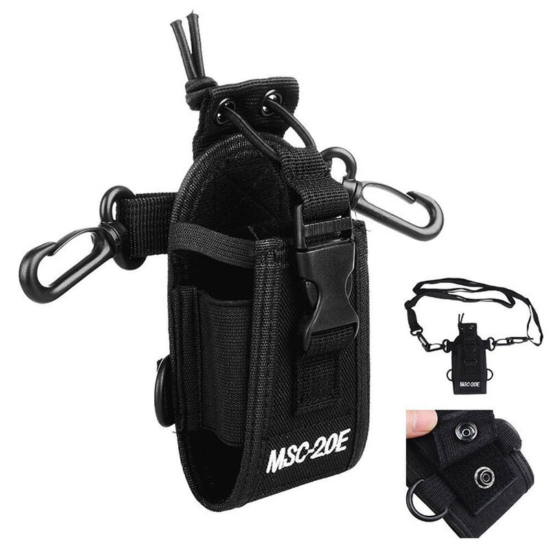Walkie Talkie Case Manufacturer - MSC-20E Nylon Portable for Baofeng UV-5R UV-82 888S or Other Two Way Ham Radio