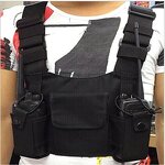 Radio Carry Case Manufacturer - Nylon Multi Function Chest Bag/Backpack for Walkie Talkie