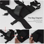 Radio Holder Case Manufacturer - Walkie Talkie Chest Pocket Pack Backpack Cover Bag for Baofeng/Yaesu/Icom Ham Radio