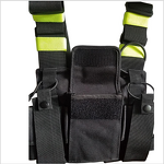 Radio Holster Bag Manufacturer - Bright Green WALKIE TALKIE Shoulder Chest for UV5R 888S UV82 UV9R