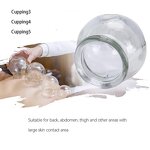 Cupping Therapy Set Manufacturer - Strong Adsorption Antirheumatic 5 Cups Jar Traditional Chinese Glass