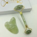 Gua Sha Roller Set Manufacturer - Anti-aging Body Skincare Facial Massage Bulk Mini Jade Roller Private Label