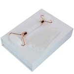 Gua Sha Tools Manufacturer - Wholesale White 100% Natural Face Hand Massage Roller Jade Roller