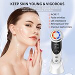 Electric Facial Massager Manufacturer - Multifunctional Skin Care 5 in 1 EMS Face Lift Machine