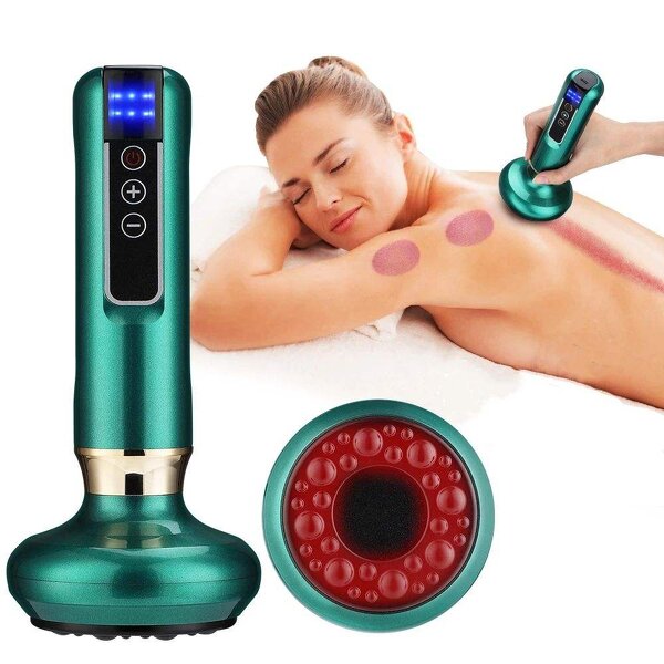Body Slimming Tools Manufacturer - Guasha Electric Scraping Suckers Auto Vacuum Suction Cup Cupping Massager