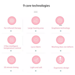 Heating Belt Manufacturer - Factory Price New Design Portable Period Pink Waist