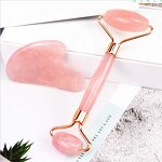 Jade Roller Manufacturer - Anti Aging Rose Quartz Private Label Facial Pink for Face