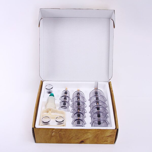 Cupping Therapy Cups Manufacturer - 12PCS Gift Box Package Hijama Vacuum Acupuncture Clear Suction for Body