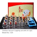 Cupping Machine Set Manufacturer - 24 Sets Medical Body Chinese Hijama Butt Massage for Hijama