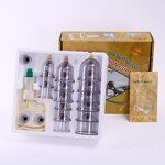 Cupping Therapy Cups Manufacturer - 12PCS Gift Box Package Hijama Vacuum Acupuncture Clear Suction for Body