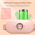 Menstrual Heating Belt Manufacturer - ABS+PC 3W 5V 6 Levels Relieve Period Cramp Pain Heating