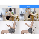 Seat Cushion Manufacturer - Universal Office Lumbar Posture Correcting Memory Foam Waist Support for Car Chair