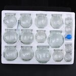 Cupping Set Manufacturer - Medicine Apparatus Glass Device Hansol Vacuum Suction Wet for Body CE Face