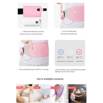 Heating Belt Manufacturer - Factory Price New Design Portable Period Pink Waist
