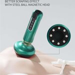 Electric Cupping Therapy Set Manufacturer - Smart 6 Modes Portable Rechargeable Multi-function Guasha 3 in 1