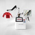 Hair Regrowth Device - 2025 China 5 in 1 650nm Diode Laser Stationary Scalp Treatment Salon Equipment