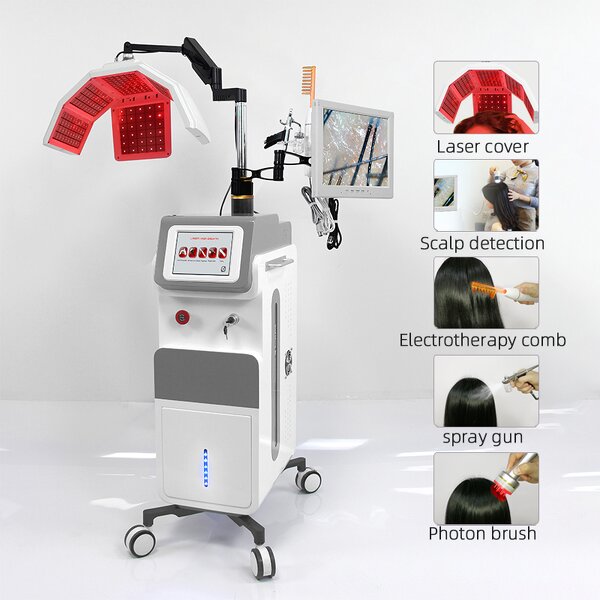 Laser Scalp Instrument - Cold Laser 650nm High Strength Hair Regrowth Beauty Salons Equipment