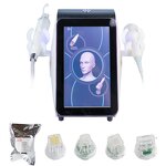 Gold RF Microneedling Machine - Acne Scarring Facial Wrinkle Removal Professional Fractional Desktop Salon Device