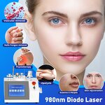 Diode Laser Lipolysis - Professional 980nm 1470nm Fat Vascular Red Blood Removal Endolaser Clinic Machine