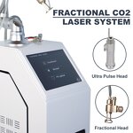 CO2 Fractional Laser Machine Manufacturer - Scar Tattoo Removal UK Plug Cooling Features Salon Laser Therapy Equipment