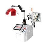 Hair Regrowth Device - 2025 China 5 in 1 650nm Diode Laser Stationary Scalp Treatment Salon Equipment