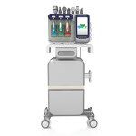 Small Bubble Beauty Instrument - Desktop Microdermabrasion 7 Inch Touch Screen 24L Vacuum Blackhead Removal