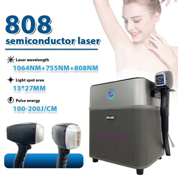 Diode Laser Hair Removal Machine Manufacturer - 755 808 1064nm 3 Wavelength Portable Salon Spa Skin Rejuvenation Equipment