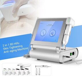 8D Hifu Machine Manufacturer - 2 in 1 Multi-row Skin Tightening 15-inch Touch Screen 360 Degree Handle Salon Device