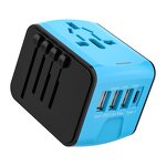 Universal Travel Adapter Manufacturer - 60W QC3.0 Type-C 3 USB Ports UK US AU EU Charger Adapter
