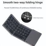 Wireless Mechanical Keyboard Manufacturer - 3 Folding 2.4G Touch Multi-System Compatible Tablet Notebook Keyboard