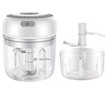 Electric Vegetable Chopper Manufacturer - Wireless Stainless Steel Mini Garlic Meat Chili Ginger Crusher Kitchen Tool