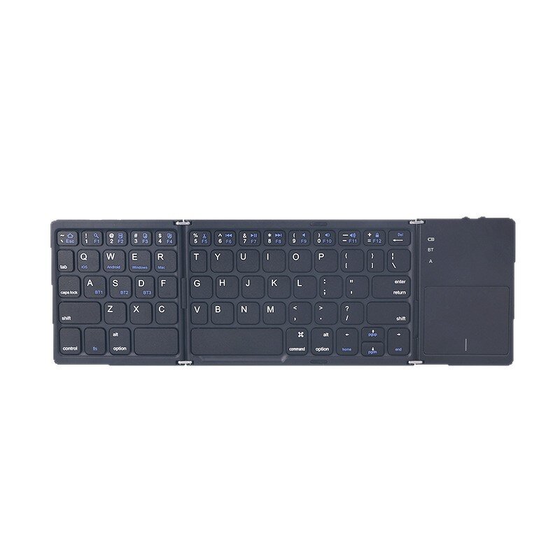 Wireless Mechanical Keyboard Manufacturer - 3 Folding 2.4G Touch Multi-System Compatible Tablet Notebook Keyboard