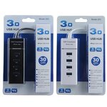 USB Hub Manufacturer - 2.0 3.0 4-Port Multi-Speed Computer USB Splitter Expansion Adapter