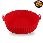 Air Fryer Liners Manufacturer - Wholesale 8 Inch Eco-Friendly Heat Resistant Silicone Oil-Free Baking Liners