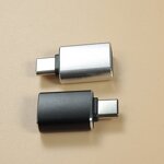 USB OTG Adapter Manufacturer - Type-C Phone Laptop USB3.0 Card Reader Mouse Aluminum Alloy Converter