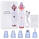 Blackhead Remover Vacuum Manufacturer - 5 Probes USB Rechargeable Acne Comedone Whitehead Extractor Tool