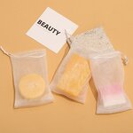 Soap Net Bag Manufacturer - Handmade Nylon Facial Cleanser Bath Soap Bubble Mesh Storage Net Bag
