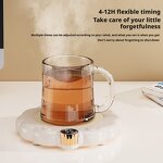 Electric Cup Warmer Manufacturer - Household Plastic Intelligent Adjustable Temperature Office Heating Coaster